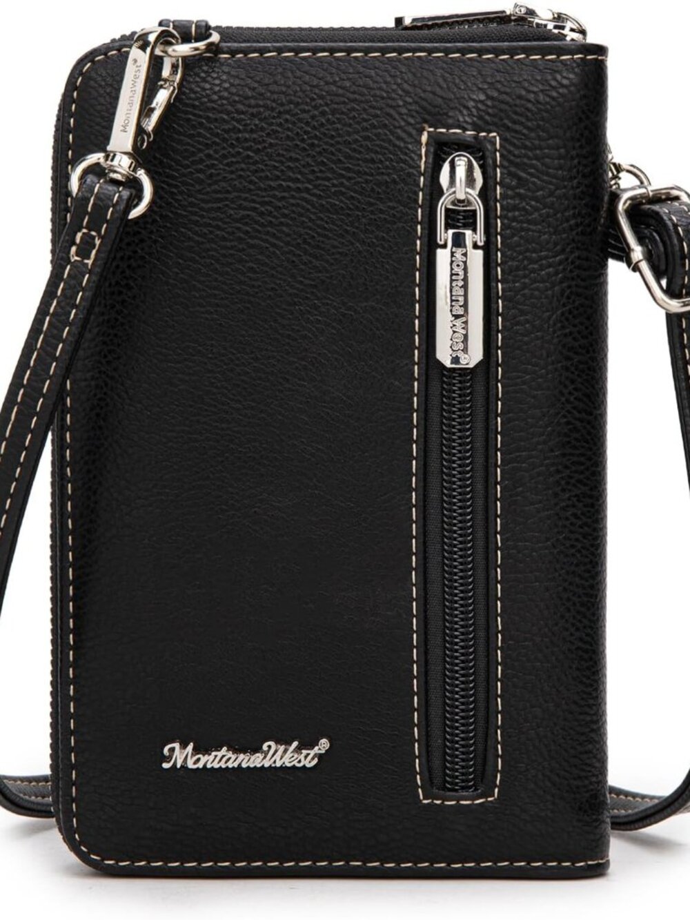 Western Crossbody Phone Wallet for Women RFID Blocking Wallet Purse with Cash Sl - Picture 5 of 9